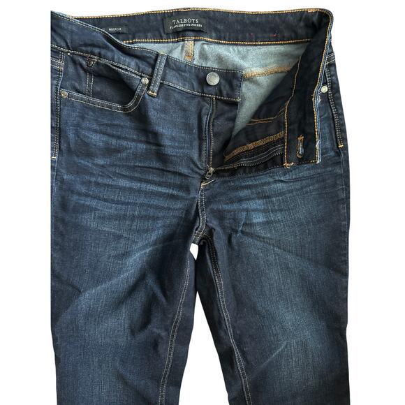 Talbots Flawless Five Pocket Bootcut Jeans Dark Wash Size‎ 6 - Picture 5 of 9